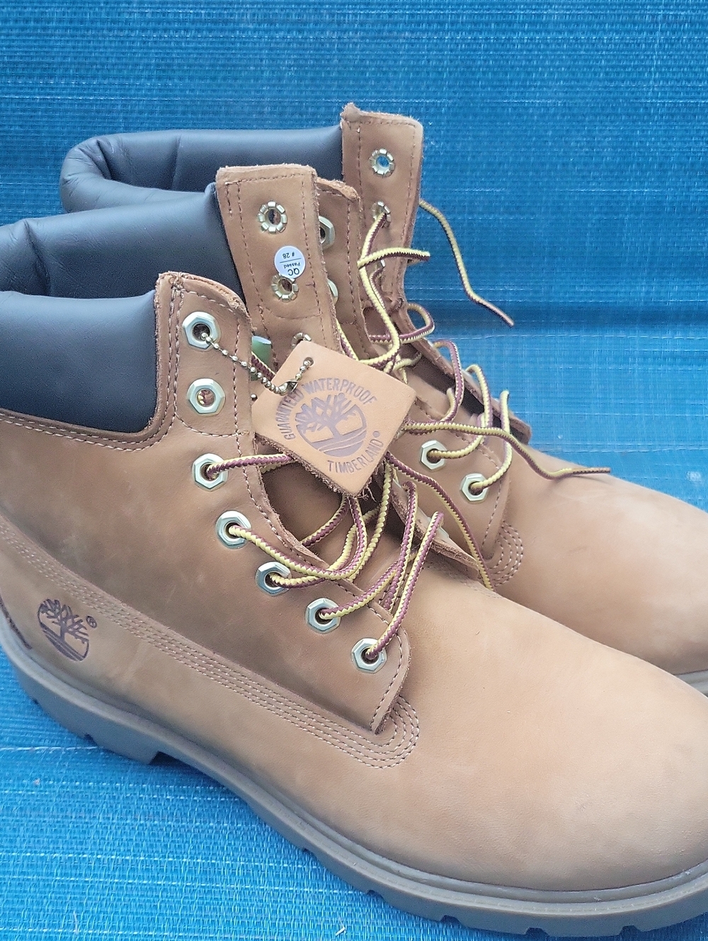 Timberland Wheat Brown Waterproof Leather Work Boots